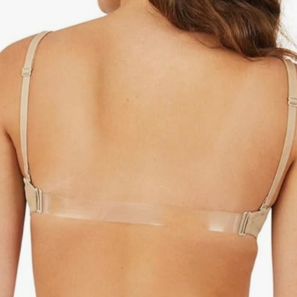 Capezio Underwire Minimal Show Bra in Beige 32D - Picture 3 of 6